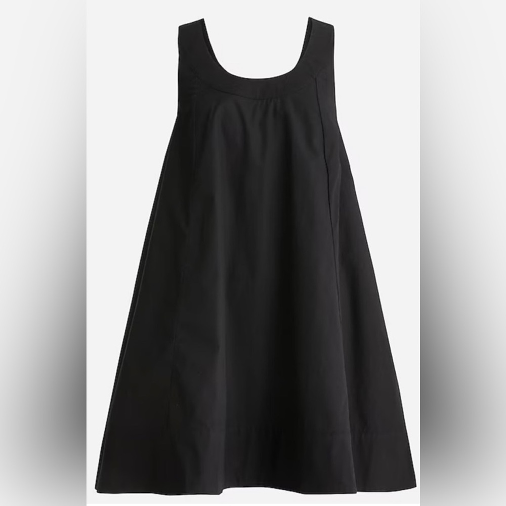 J.Crew Patti Scoopneck Shift Dress in Cotton Poplin